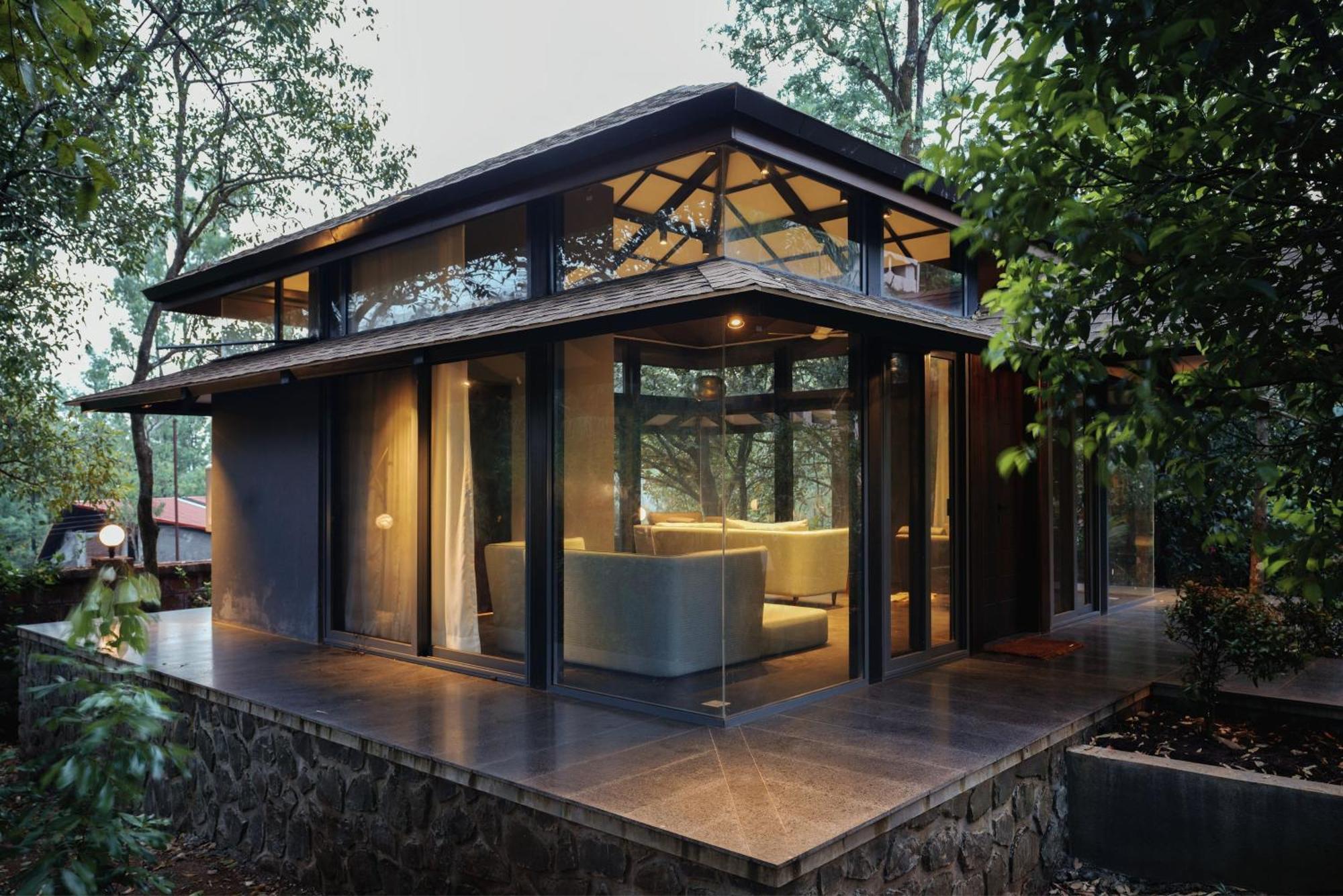 Saffronstays The Glasshouse, Panchgani - Beautiful Glass Villa For Couples Extérieur photo